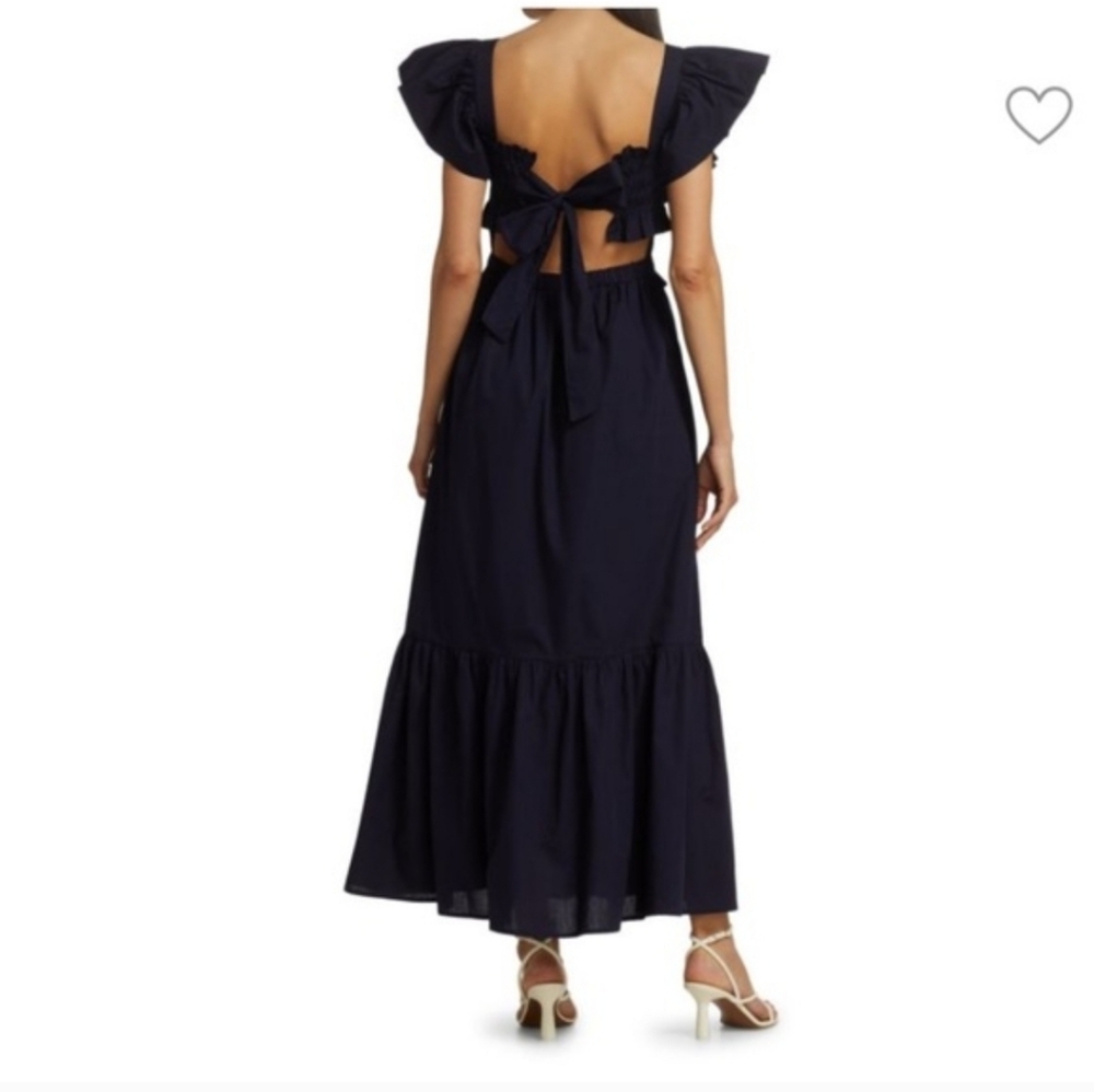 Sea New York Gladys Navy Smocked Maxi Dress - Picture 2 of 14
